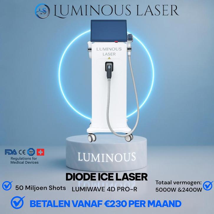 Lumiwave 4D PRO-R Diode Ice Laser _ ontharen, Witgoed en Apparatuur, Persoonlijke-verzorgingsapparatuur, Nieuw, Overige typen