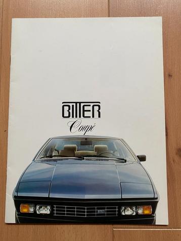 Bitter SC Coupe  model '84 -  Dikkere catalogus - Folder  beschikbaar voor biedingen