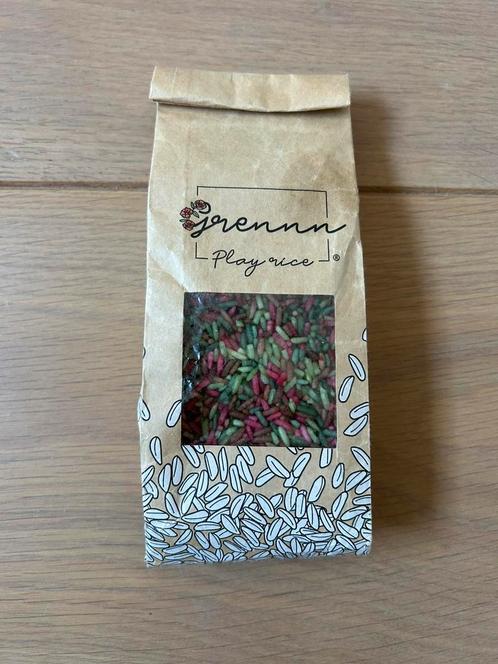 Grennn speelrijst bos 250 gr, Kinderen en Baby's, Speelgoed | Educatief en Creatief, Zo goed als nieuw, Ophalen of Verzenden