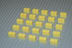 L036 Bouwstenen 1x2 bright light yellow 25 st., Ophalen of Verzenden, Nieuw, Losse stenen, Lego