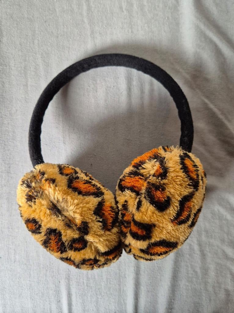 Oorwarmers met panterprint, Kleding | Dames, Hoeden en Petten, Geen merk, Ophalen of Verzenden, Nieuw, One size fits all