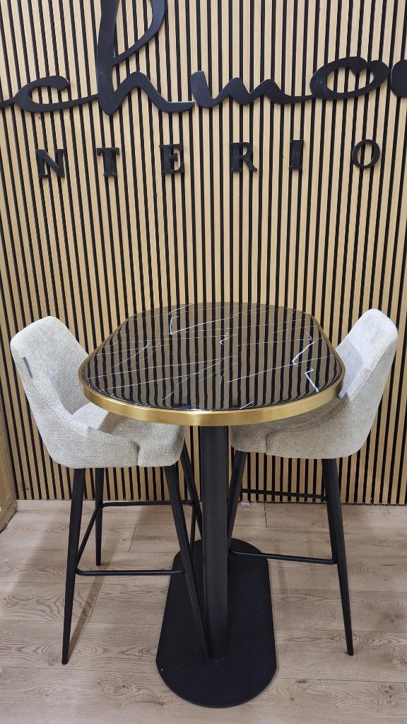 Richmond Interiors bartafel model Zenza  showroomopruiming, Huis en Inrichting, Tafels | Eettafels, Nieuw, 50 tot 100 cm, 100 tot 150 cm