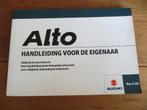 Instructieboek Suzuki Alto vanaf 2009, mooie staat!, Auto diversen, Handleidingen en Instructieboekjes, Ophalen of Verzenden
