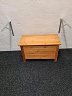 Houten opbergkist, Huis en Inrichting, Woonaccessoires | Kisten, Ophalen, Minder dan 50 cm, 50 tot 100 cm, Zo goed als nieuw