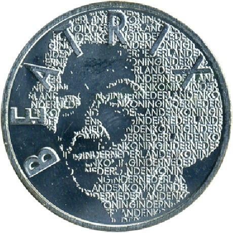 Nederland 5 euro 2003 'Van Goghvijfje' BU in opbergbox, Zilver, Overige landen, Ophalen of Verzenden, 5 euro