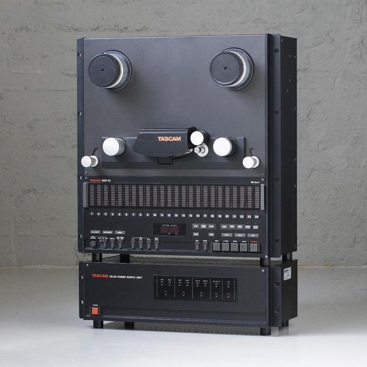 Tascam MSR-24 analog bandrecorder met PS-24 voeding., Audio, Tv en Foto, Bandrecorders, Bandrecorder, Ophalen