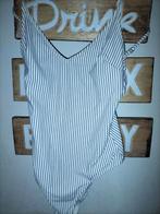 Creme wit gestreept badpak - Maat S, Kleding | Dames, Badmode en Zwemkleding, Ophalen of Verzenden, Zo goed als nieuw, Wit, Badpak