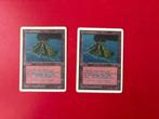 Volcanic Island Unlimited Magic the Gathering MTG, Ophalen of Verzenden, Gebruikt, Losse kaart