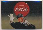648S Coca-Cola kaart op metaal, reclame, Verzamelen, Ophalen of Verzenden, 1980 tot heden, Ongelopen, Overige thema's
