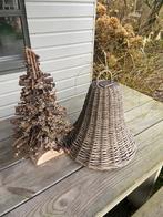 Grote rattan kerstklok, Ophalen of Verzenden, Gebruikt
