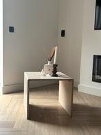 Travertin salontafel/bijzettafel/nachtkastje XL, Huis en Inrichting, Tafels | Salontafels, Ophalen, Overige materialen, Travertin japandi vintage marmeren natuursteen