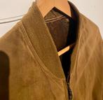 Klassiek suede jack, Ophalen, Maat 52/54 (L), Bruin, Pelger
