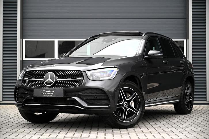 Mercedes-Benz GLC 300e 4MATIC AMG / PANO / NIGHT / BURMESTER, Auto's, Mercedes-Benz, Bedrijf, Te koop, GLC, 360° camera, 4x4, ABS