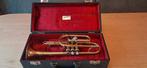 Cornet in Koffer - King Cleveland, Muziek en Instrumenten, Blaasinstrumenten | Trompetten, Ophalen of Verzenden, Gebruikt, Met koffer
