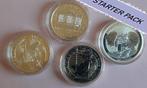STARTER PACK 4X 1 OZ BULLION ZILVER .999, Wien, koala, Noah, Ophalen of Verzenden, Zilver