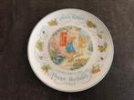 Beatrix Potter Bord Peter Rabbit Konijn Happy Birthday, Verzamelen, Porselein, Kristal en Bestek, Ophalen of Verzenden, Zo goed als nieuw