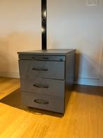 Als nieuw bureau ladenblok, Ophalen, Zo goed als nieuw, Rechthoekig, Metaal