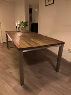 Loods 5 industriële tafel, Huis en Inrichting, Tafels | Eettafels, Verzenden, 50 tot 100 cm, Zo goed als nieuw, Vijf personen of meer