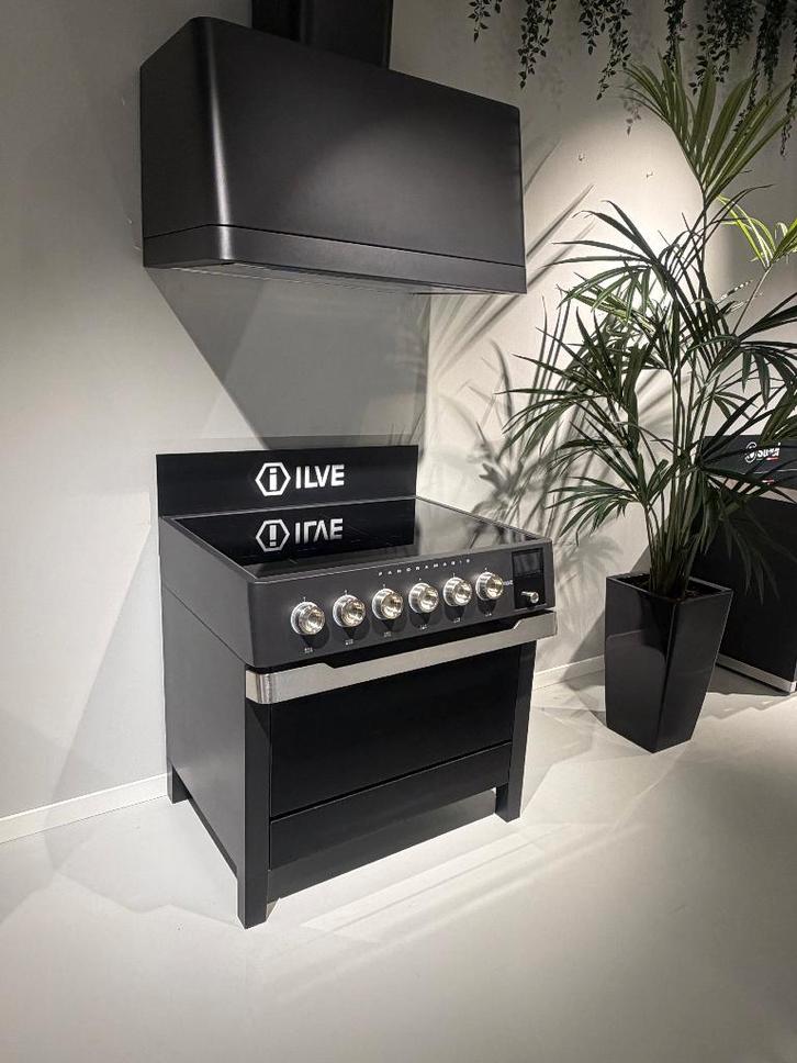ILVE Panoramagic 91,1 inductie Mega Deal fornuis + afzuigkap, Witgoed en Apparatuur, Fornuizen, Zo goed als nieuw, Vrijstaand