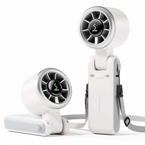 Handventilator Turbo Fan - Wit/Zwart, Witgoed en Apparatuur, Ventilatoren, Nieuw, Ophalen of Verzenden