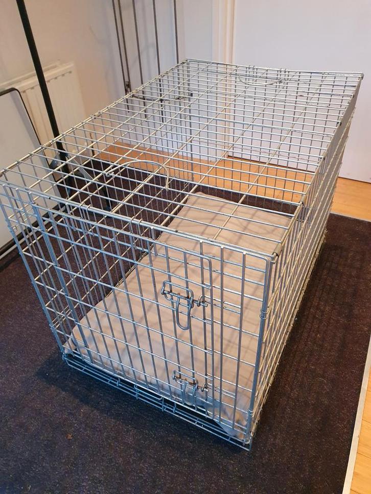 Hondenbench, evt met kussen, Dieren en Toebehoren, Hondenhokken, Zo goed als nieuw, Hondenhok, 65 tot 100 cm, 75 tot 110 cm, Ophalen