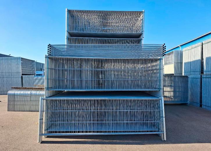 ✅ Nieuwe HERAS lage bouwhekken✅, Tuin en Terras, Tuinhekken en Hekwerk, Nieuw, Dubbelstaafmat hekwerk, IJzer, Ophalen of Verzenden