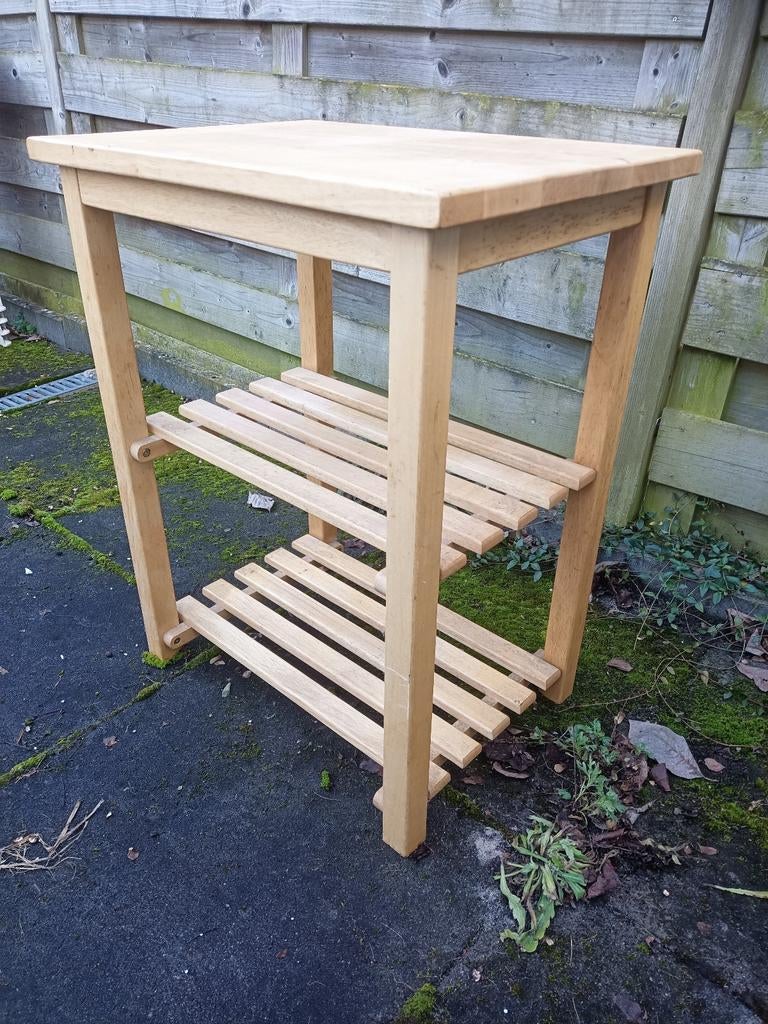 Beuken Keuken/Badkamer Kastje, Huis en Inrichting, Kasten | Overige, Ophalen of Verzenden, Gebruikt