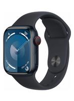 Apple Watch 9 4G 41mm Midnight Aluminium Sportband M/L, Sieraden, Tassen en Uiterlijk, Smartwatches, Apple Watch ⌚️, Zwart, IOS