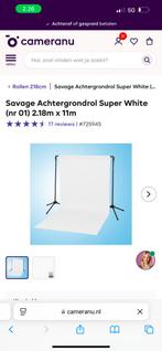 Achtergrondrol White fotografie, Verzenden, Zo goed als nieuw, Achtergrond