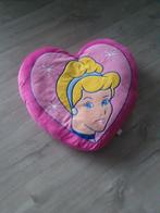 Te koop, Supergroot Disney kussen , Assepoester, ZGAN!!!, Ophalen, Assepoester of Belle, Zo goed als nieuw, Overige typen