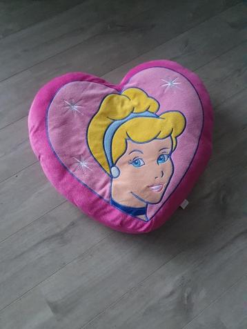 Te koop, Supergroot Disney kussen , Assepoester, ZGAN!!! beschikbaar voor biedingen