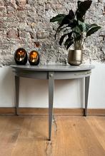 Antiek hal tafeltje, Huis en Inrichting, Tafels | Sidetables, Ophalen, 50 tot 100 cm, Zo goed als nieuw, 25 tot 50 cm