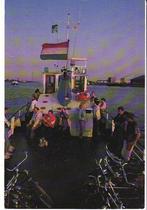 Slikkerveer -Kinderdijk-Krimpen aan de Lek. Voet-Fietsveer., Verzenden, 1960 tot 1980, Ongelopen, Zuid-Holland