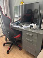 Woood bed en bureau, staalgrijs, Ophalen of Verzenden, Gebruikt, Jongetje
