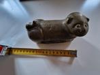Koperen Aapje kat hond Doosje, Antiek en Kunst, Ophalen of Verzenden, Koper