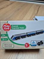 Play Tive  Sneltrein Frankrijk 2+, Kinderen en Baby's, Speelgoed | Houten speelgoed, Ophalen of Verzenden, Zo goed als nieuw
