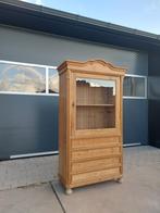 Landelijke klassieke kast, eendeurskast, vitrinekast legkast, Antiek en Kunst, Ophalen of Verzenden