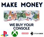 WE BUY CONSOLES, PLAYSTATION, XBOX, NINTENDO, STEAM, Ophalen of Verzenden