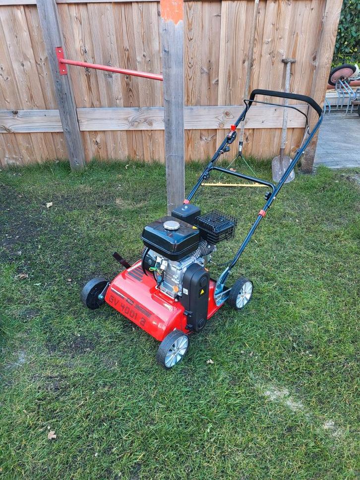 Verticuteermachine - Gazonbeluchter, Tuin en Terras, Verticuteermachines, Gebruikt, Benzine, Ophalen of Verzenden