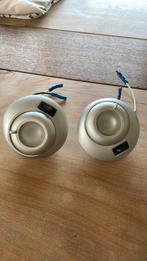 Lumo eyeball swivel semi inbouwspots 2 stuks halogeen., Halogeen, Kunststof, Gebruikt, Ophalen of Verzenden