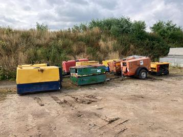 te koop mobiele compressor/lasaggregaten beschikbaar voor biedingen