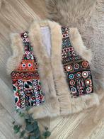 Vintage afghan waistcoat S bohemian Sindh gilet spiegeljasje, Kleding | Dames, Bodywarmers, Overige kleuren, -, -, Ophalen of Verzenden