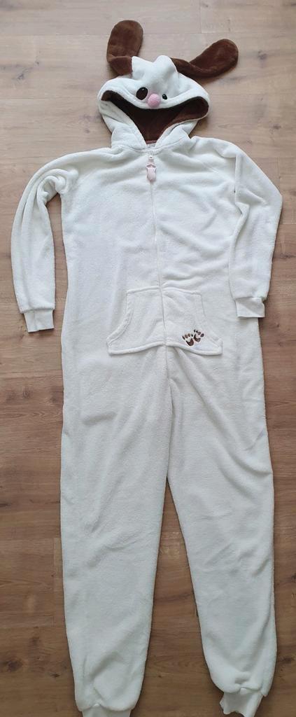 Onesie konijn s, Kleding | Dames, Huispakken, Wit, Ophalen of Verzenden