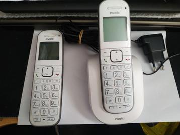 FYSIC FX-9000 DUO Senioren DECT telefoon beschikbaar voor biedingen