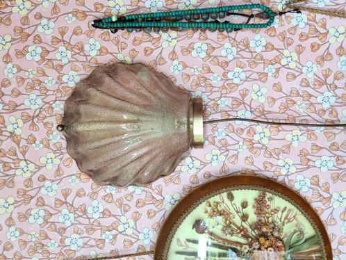prachtige vintage wandlamp schelp, Huis en Inrichting, Lampen | Wandlampen, Zo goed als nieuw, Ophalen of Verzenden