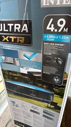 Intex xtr 4,88mtr rond diep 1,22mtr, Gebruikt, Rond, 300 cm of meer, Ophalen