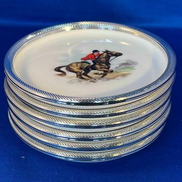 6 Onderzetters met paarden beschikbaar voor biedingen