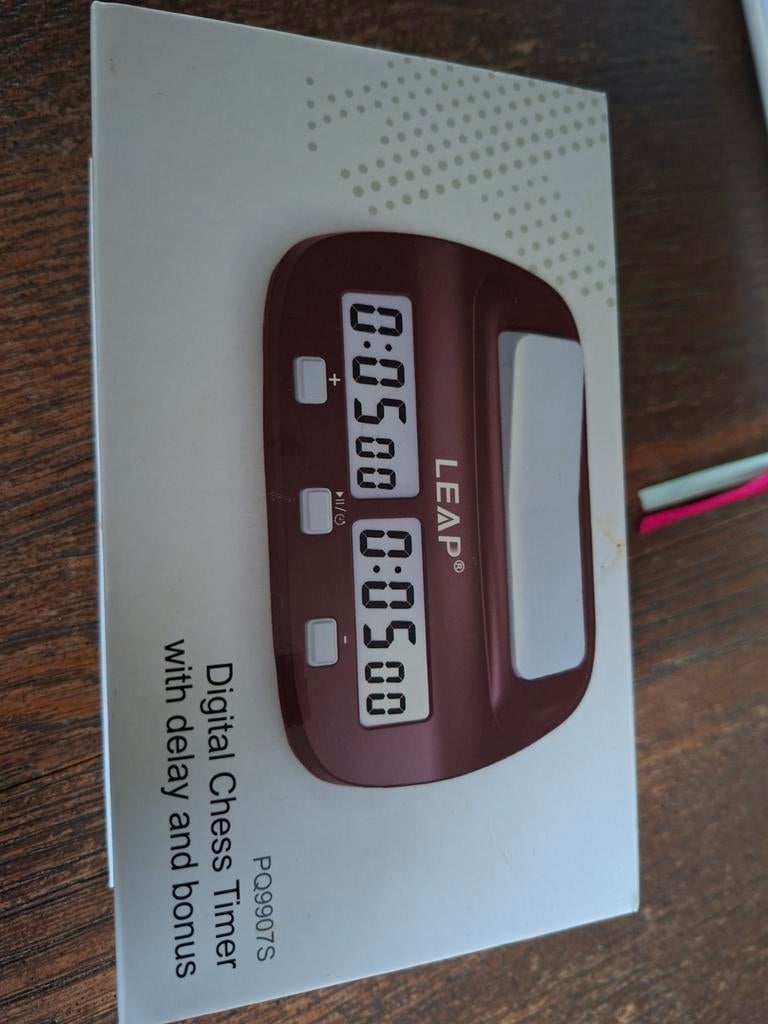 Digital chess timer, Ophalen of Verzenden, Minder dan 500 stukjes, Nieuw