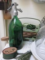 Mooie oude spuitwaterfles * brocante spuitwater fles syphon, Antiek en Kunst, Ophalen of Verzenden