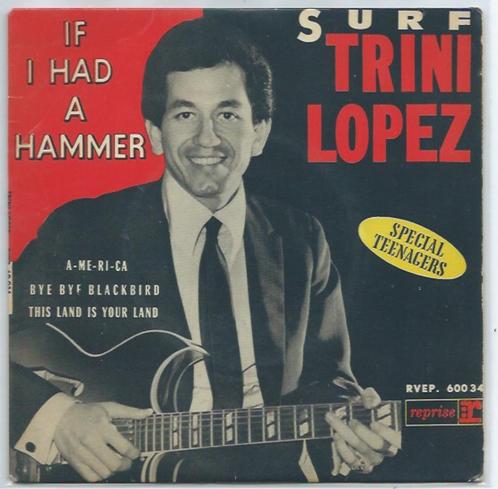 Trini Lopez- If I had a Hammer Surf ep!!, Cd's en Dvd's, Vinyl Singles, Gebruikt, EP, Pop, Verzenden